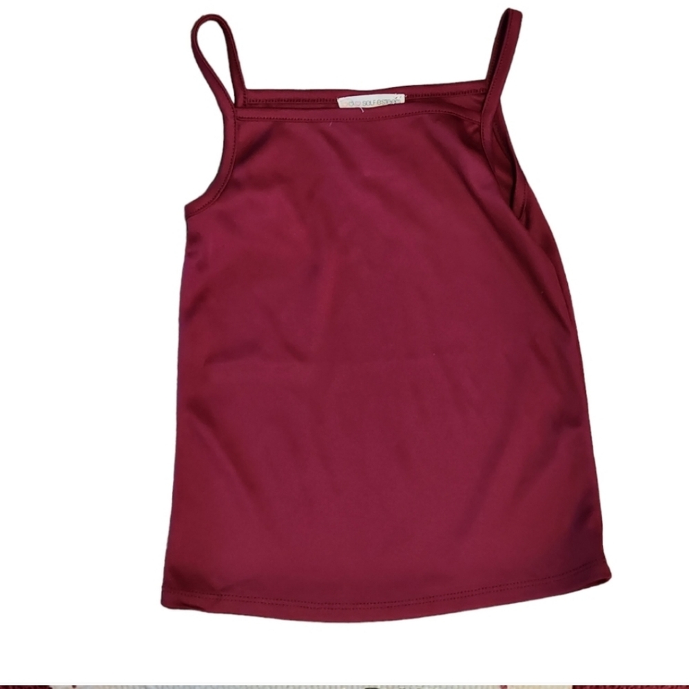 Maroon Tank Top by Self Esteem – Girls 6